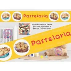 Faixa Adesiva Pastelaria - Adesivo Pastelaria - Faixa Decorativa Pastelaria - Adesivo Parede Pastel