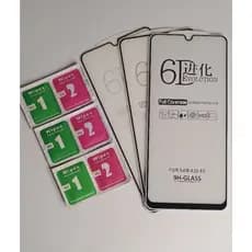 kit com 3 Películas de Vidro 3D Para Samsung A01 Core,A12,A22 4G, A22 5G,A20 S,A32 4G, F12 M12,M51