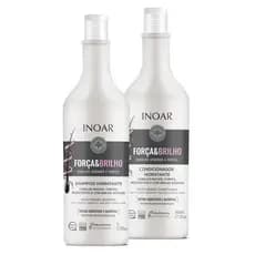 Inoar Kit Força e Brilho Shampoo 1L e Condicionador 800ml