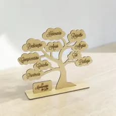 20 lembranças eventos Árvore 10 Mandamentos Do Lar Em Mdf Cru Lembrancinhas Evento