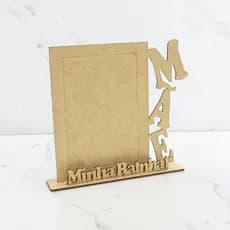 20 unidades porta retrato para o dia das mães em mdf cru lembrancinhas infantis