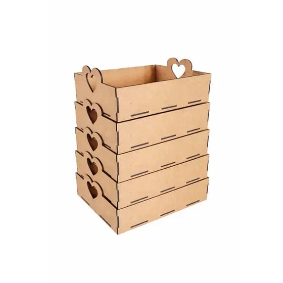 Bandejas para Datas Comemorativas 20x15x6 Decoração De Festa Mdf