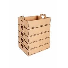 Bandejas para Datas Comemorativas 20x15x6 Decoração De Festa Mdf
