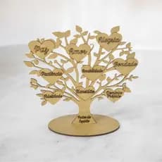 kit Lembranças Igreja Mini Árvore Fruto do Divino Espírito Santo MDF CRU