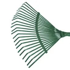 Vassoura Metálica Jardim 22 Dentes Para Grama e Folhas