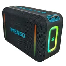 Caixa De Som Imenso X55 Bluetooth RGB 40W Recarregável