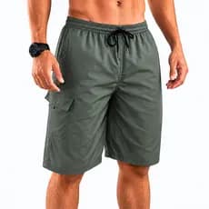 Bermuda Masculina Cargo Short Masculino Brim Sarja Premium Conforto Bolso Lateral Short Casual Resistente Algodão