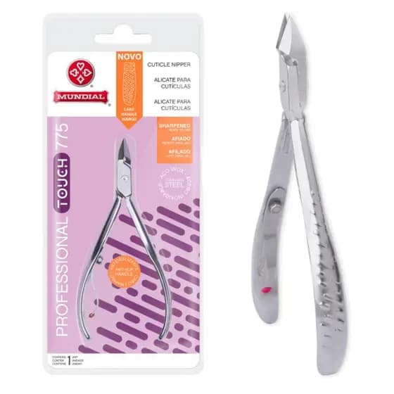 Alicate Cuticula Mundial 775 Professional Manicure Aço Inox unha