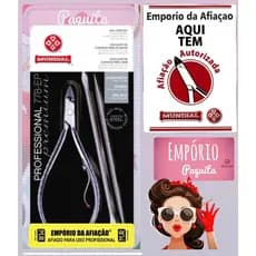 1 Alicates 722 Mundial 1 Espátula 1 Palito profissional inox manicure unha kit(778ep)