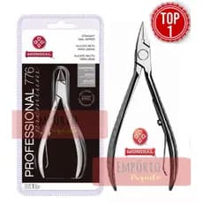 Alicate Corte Unha Inox 776 Ponta Reta Mundial Profissional