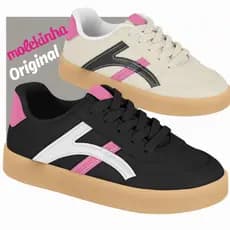 Tênis Infantil casual - feminino menina 28ao36 Escolar versatil molekinha original garatia costurado