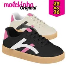 Tenis infantil air molekinha - feminino 28-36 envio rápid original  costuras reforçada linha premium