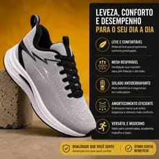 Tênis masculino esportivo Adulto 34 ao 43 linha Pro Treino Corrida academias treinos cooper Original