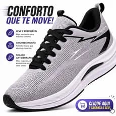 Tênis Masculino Branco Pro Sport Academia Corrida Treino Leve Confortável Adulto Numeração 34 43