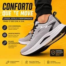 Tênis Masculino Esportivo preto Academia Treino Pro Sport Leve Confortável Corrida 34 35 ao 43