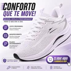 Tênis Branco Masculino e FEM Academia Treino Corrida Pro Sport Destaque Adulto INFANTIL  Premium