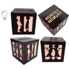 Luminaria Abajur Hunter Gon Killua De Mesa Decorativa Geek Gamer