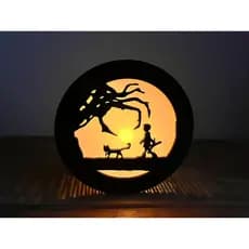 Luminaria Abajur Coraline e o Mundo Secreto