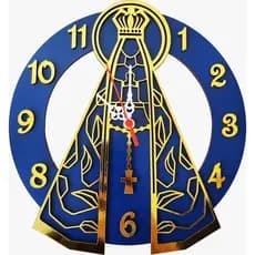Relógio Nossa Senhora, Nossa Senhora Aparecida, Relógio MDF
