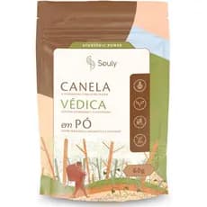 Canela de Ceilão Védica em Pó Souly 60g A Verdadeira