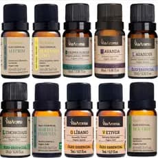 Óleo Essencial Via Aroma 10ml/5ml Vários Aromas Natural