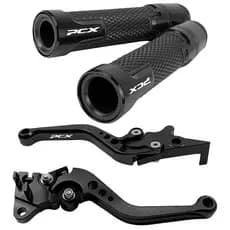 Kit Manete Manopla Esportivo Pcx 150 Pcx150 Gravado A Laser