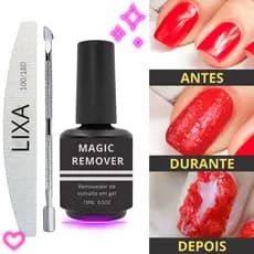 Removedor de Esmalte em Gel MAGIC REMOVER 15ML Removedor Removedor Magic