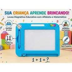 Lousa Mágica Magnética Infantil: Desenho e Alfabetização Sem Sujeira para seu pequeno artista