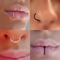 Piercing Argola Nariz Aço Cirúrgico - Fininha