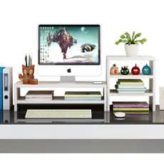 Suporte Base Monitor Duplo E Simples, Escaninho 100% Mdf Enviamos Rápido