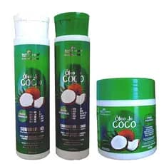 Kit Óleo De Coco Capilar Bellcorpus 3 Itens