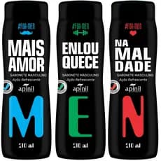 Kit 3 Sabonete Líquido Masculino Apinil 210ml