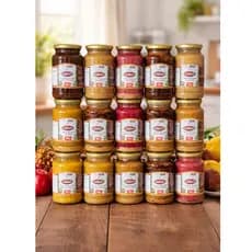 Kit com 15 Doce Caseiro Pastoso Pote de Vidro 680g