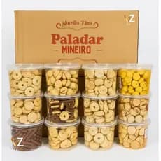 Kit Pote Biscoito Amanteigado 400G Paladar Mineiro - 6 ou 12 Unidades