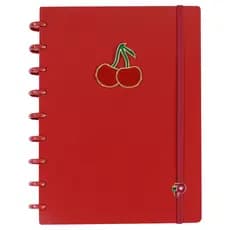 Caderno de Disco Médio ChocoCherry Cereja 80 Folhas Pop Disc