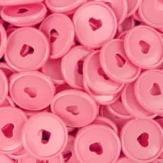 Discos Decorados G 31mm Coração Rosa Colorful Com 12 Unidades Pop Disc
