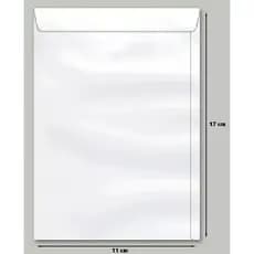 Envelope Saco 110X170 Branco Caixa com 250 Unidades