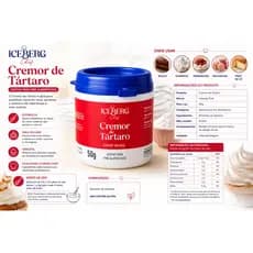 Cremor de Tártaro 50g Iceberg