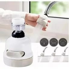 Adaptador Torneira Bico Arejador Flexível 3 Modos Poupança Água Mangueira