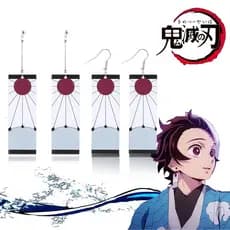 Brinco De Tarraxa Com Demon Slayer/Anime Para Meninas/Bijuteria Item
