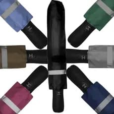 Top Guarda Chuva Automático Abre fecha Aluminio Portaria Safe Lock C168 Chris Doppler Verde
