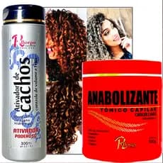 Cabelos Cacheados Ativador De Cachos Profissional 300ml cabelo cacheado cabelo
