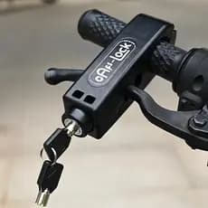 Trava Antifurto Para Manete Freio Acelerador Moto Segurança Reforçado