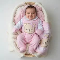 Saída de Maternidade Ursinha(o) fofa(o) Menina/Menino