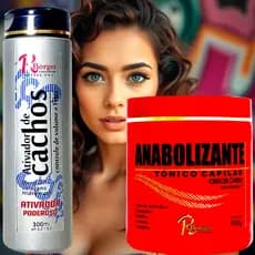 Anabolizante Capilar Crescer cabelo Ativador de cachos cabelo cacheado