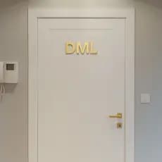 Placa de Sinalização Porta DML Acrílico de Qualidade.