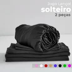 Jogo De Lençol Solteiro Microfibra Antialergico - 2 Peças -  Cores Variadas