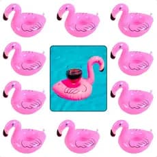 Kit 10 Porta Copos Boia Inflavel Piscina Varios Formatos Porta Lata Brinquedos para Piscina