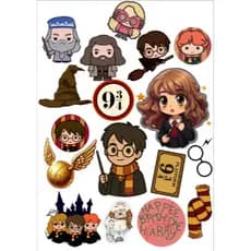 Adesivos Harry Potter Decorativos Brilhante p/notebook, Caderno, Geek ,Hogwarts