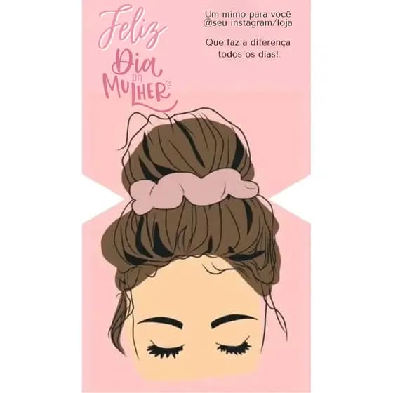 Tag Porta Elástico Dia da Mulher Personalizada | Lembrancinha Feminina | Não Acompanha Elástico